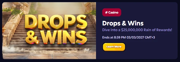 Roobet Drops & Wins Tournament