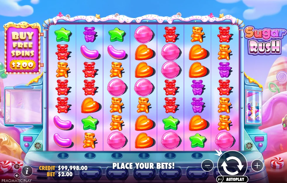 Roobet Sugar Rush by Pragmatic Play